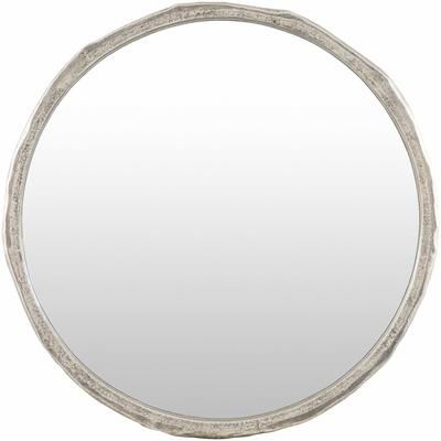 Vallelado 34"H x 34"W x 1"D Modern Metallic - Nickel Accent Mirror - Boutique Rugs
