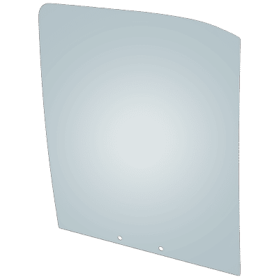 JC Whitney Door Glass, Front, Passenger Side, 1-year unlimited-mileage warranty JRF48010033