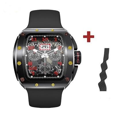 696 V68 Orologio intelligente 1.76 pollice Orologio da Corsa Fitness Smartwatch Bluetooth Contapassi Promemoria chiamata Monitoraggio del sonno Compatibile con Android iOS Da uomo Chiamate in