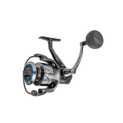 Quantum Benchmark Spinning Reel and Rod Combo 7ft 1-PC Medium Fast Rod Graphite Composite Blank SZ 4000 Reel 5+1 Bearings 6.2-1 Ratio Silver/Blue