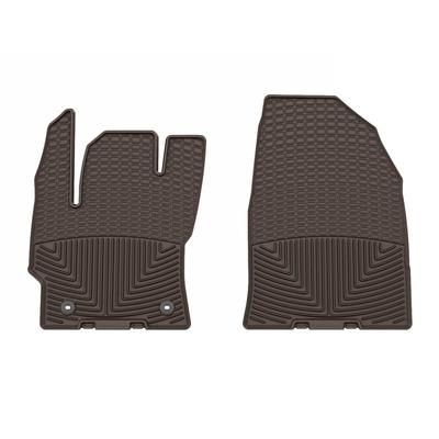 Weathertech Floor Mats Made of Rubberized Thermoplastic Elastomer Gray Molded Liner, Front Row, Lifetime limited warranty W704CO