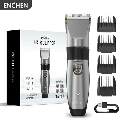 ENCHEN Sharp X Professional Haircut Clipper Single Handfine-Tuning Design With Safety Lock Upgraded Ceramic Blade Type-C Port