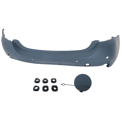 JC Whitney Bumper Cover Primed, Rear, 1-year unlimited-mileage warranty RB76010136P