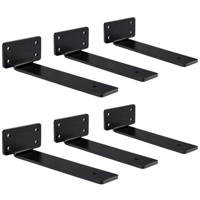 TEMU 4/ 6pcs Heavy Duty L Shaped Metal Wall Mounted Shelf Brackets Support Decor Home