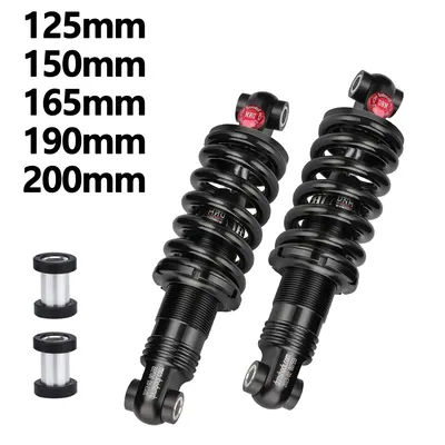 DNM DV22AR 125MM 150MM 165mm 190mm 200mm adjustable Rear shock absorber For electric scooter mtb rear suspension spring damper