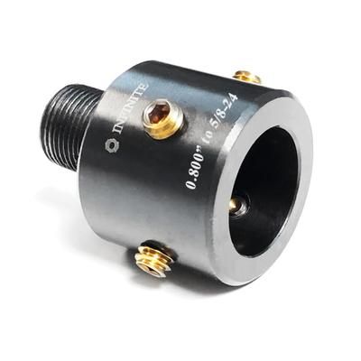 Infinite Product Solutions Gen 1 .800 Bull - 5/8-24 Slip-On Adapter Black 800-5824-BS