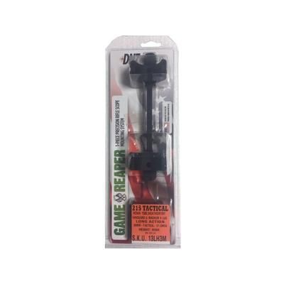DNZ Products 215 Tactical Scope Mount - Howa 1500 Weatherby Mark V Magnum 9 Lug Weatherby Vanguard Long Action High Ring 21.5 MOA 30 mm Tube Black