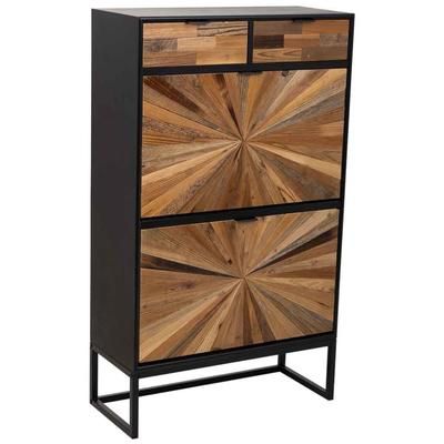 Scarpiera in legno 70x30x120 marrone