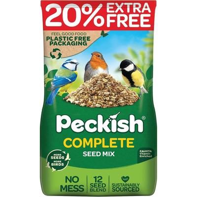 TEMU Peckish Complete Seed And Nut 1.7kg, For Garden Birds, Supports Health And Vitality, Promotes Feather Growth
