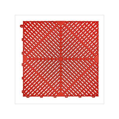 SafeRacks Red Garage Floor Tiles (16-Pack)