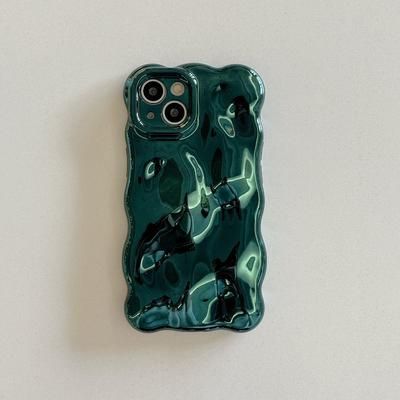 TEMU Wave Bubble Electroplating -end Texture Popular Suitable For Protective Cover Creative For Iphone16 15 14 11 Pro Max Mobile Phone Case