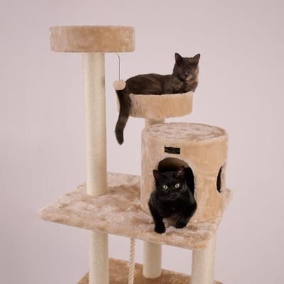 Armarkat Royal Perch Cat Mansion Tree A8402 by Armarkat in Beige (Size ONE SIZE)