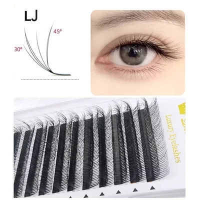 5D Camellia False Eyelashes LC LB LD LU curl Eyelash Extensions Soft High-End False Eyelashes Upgrade Premium Individual Lashes