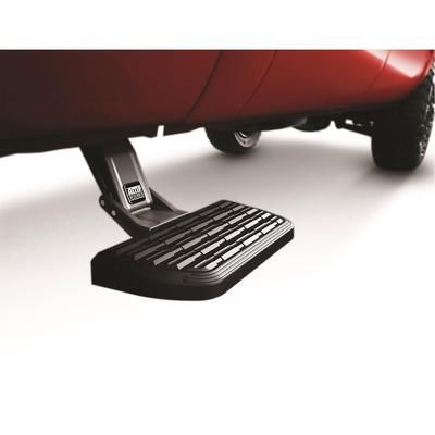 AMP Research Side Steps Aluminum Powdercoated Black Mount Bed Step2 Series, 3-year or 36000-mile Amp limited warranty 75400-01A