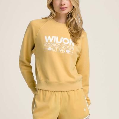 Wilson Sideline Crew Women's Tennis Apparel Golden