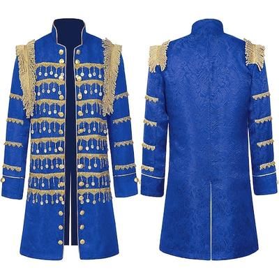 Reale Cappotto Giacca da circo Retrò Vintage Rococò Medievale Adulti Per uomo Halloween Carnevale Mascherata Feste LARP Fiera Rinascimentale Costumi di Halloween facili Vestirsi