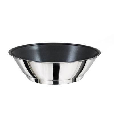 Magma Saute/Omelet Induction Compatible Pan - Stainless Steel Exterior & Slate Black Ceramica Non-Stick Interior A10-369-2-IND