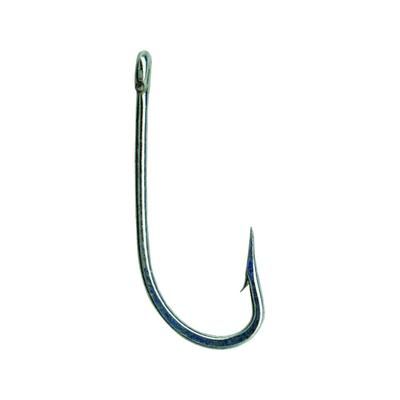 Mustad Classic O'Shaughnessy Hook Forged Ringed Eye Duratin Size 10/0 100 per Pack 3407-DT-10/0-100