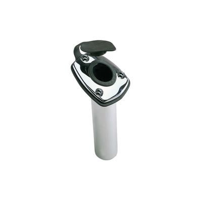 Perko Fishing Rod Holder - 65 Angled Flush Mount - Chrome Plated Zinc 1205DP0CHR