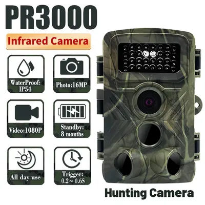 Caméra de chasse extérieure multifonction, moniteur d'observation des animaux, caméra de prise de