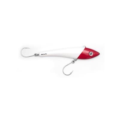 Halco MAX 220 Bibless Minnow H53 Inline Sngle Hooks 6-1/3oz 8 2/3in White Redhead MAX220 H53