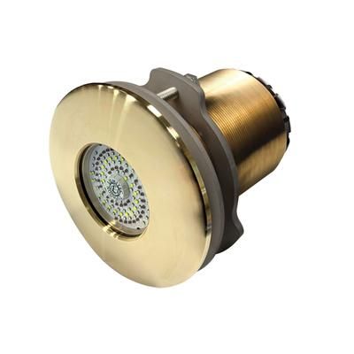Lumitec SeaBlaze 10000 Lumens LED Typhoon Underwater Flush Mount Light w/ Bronze Thru-Hull Spectrum RGBW 101451