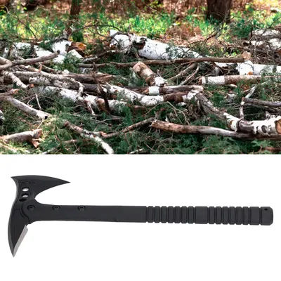 Multitool Camping Hatchet Compact Portable Comfortable Handle Convenient Practical Curved Blade for Fire Engineers