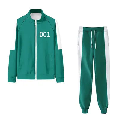 U Fish Gamer Sung Ki Hoon Cosplay Costume, saison 2, veste, sweat-shirt, pantalon, vert clair trempé, 2 pièces