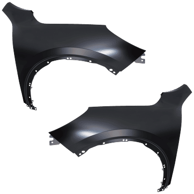 Replacement Fender Steel Primed, Front, Driver & Passenger Side, 1-year unlimited-mileage warranty SET-RF22010037Q