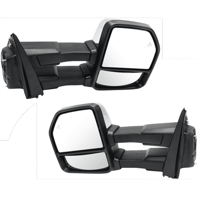 JC Whitney Mirror Chrome, Driver & Passenger Side, 1-year limited warranty SET-JFD184CR-S