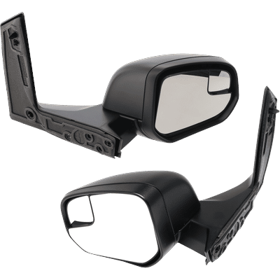 JC Whitney Mirror Textured Black, Driver & Passenger Side, 1-year limited warranty SET-JFD327R