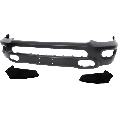 JC Whitney Bumper Steel Primed, Front, 1-year unlimited-mileage warranty KIT-032725-43