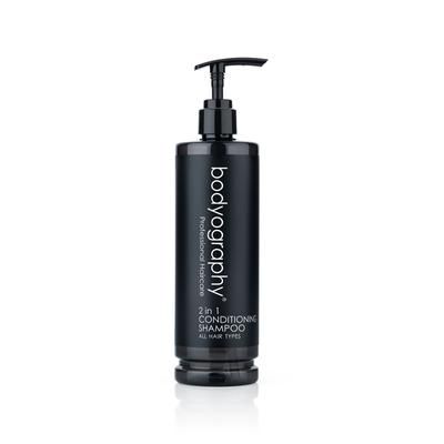 Bodyography Bodyography Pump Bottle - 2 in 1 Conditioning Shampoo, 13.5 fl oz (HA-M-BD-RF-08)