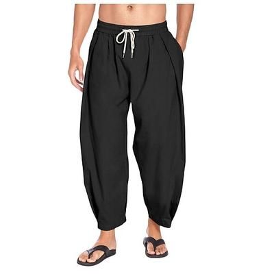 Medievale Rinascimento Lunghezza alla caviglia Pantaloni da pirata Pirata Vichingo Ranger Tinta unica Costume Per uomo Celtico Costumi da pirata Fantasia Halloween Carnevale Vacanza Festa / Sera LARP