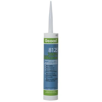 Geocel 8125 High Performance Acetoxy Cure Sealant (Carton of 12) Clear