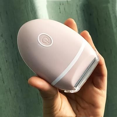 TEMU Women's Electric Shaver - Hair Remover For Bikini, Legs, Underarms, Face - With Speed Control, Aaa Battery Powered (battery Not Included)