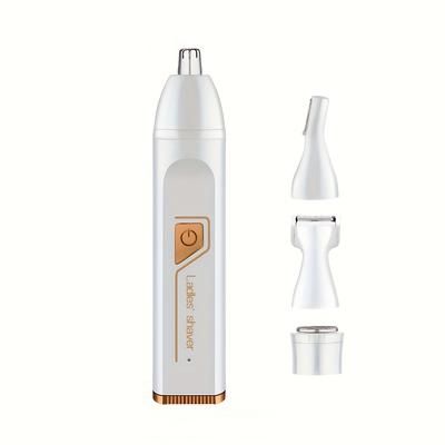 TEMU 4-in-1 Electric Hair Remover Set For Women - Usb Rechargeable Lithium Battery, Portable, Gentle, Bikini Trimmer For Hair, Eyebrows, Nose, Face, Legs - Ideal Gift For Day