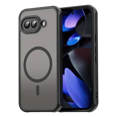 Pixel 9A Matte Case, Compatible with MagSafe Drop Protection Slim Protection Translucent Cover For