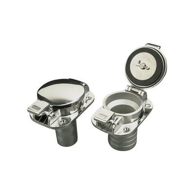 Sea-Dog Stainless Steel Flip Top Deck Fill - Gas - 2" Hose 351100