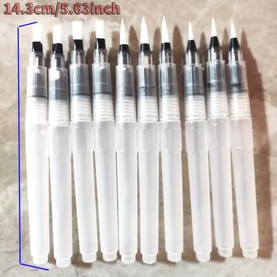 TEMU 10 Soft-tip Fountain Pens For Drawing Purposes.