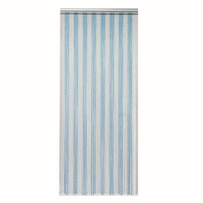 TEMU Aluminium Door Fly Screen Metal Chain Curtain Blinds 214cm X 90cm