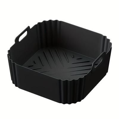 TEMU 2pcs/1pc, Silicone Baking Tray Suitable For Air Fryers, Suitable For Ninja Af181, Af180, Af141, Af140, Etc. It Has A Non Stick Surface And Is In Air Fryers, Ovens, And Microwaves.
