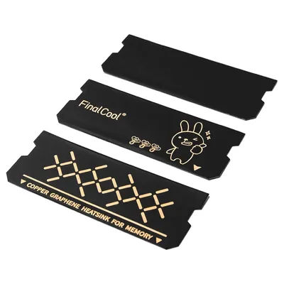 FinalCool NB02 Pure Copper Graphene Laptop Memory HeatsinkMemory Cooler HeatSink for DDR5 DDR4 DDR3 2Pcs