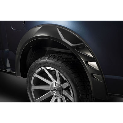 Husky Liners Fender Flares Thermoplastic Black DRT Series, Front & Rear, Driver Passenger Side, Lifetime limited warranty 2803923