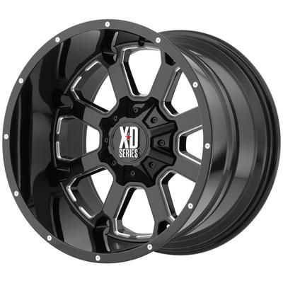 XD Wheel Aluminum Gloss Black, Lifetime Limited Warranty on Structure; 1 Year Finish XD82521080324N