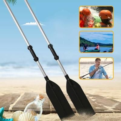 TEMU 2 In 1 Detachable Boat Kayak Paddles Aluminum Surfing Raft