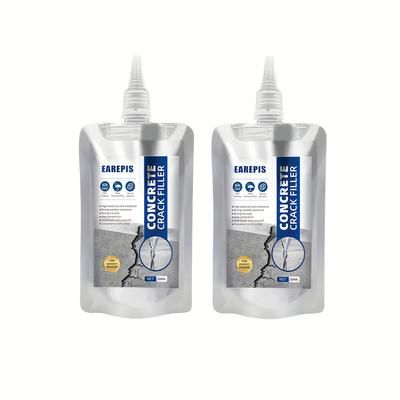 TEMU Eareps Concrete Filler - High Elasticity Crack Resistant, Waterproof Fill For Rv Concrete , Effective Secondary Crack Resistance, Crack Repair | Selfleveling Filler | High Elasticity Filler