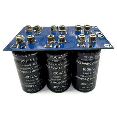 SAMWHA-Redresseur automobile à capuchon vert, technologie d'alimentation de secours, amélioration de l'alimentation avec plaque de protection de tension, 16V, 83F, 2,7 V, 500F