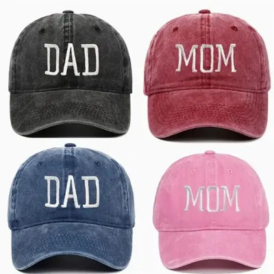 Casquette de Baseball brodée papa maman, chapeau à la mode pour femmes et hommes, visière de Sport en coton, casquette à rabat, chapeau de soleil respirant pour l'extérieur