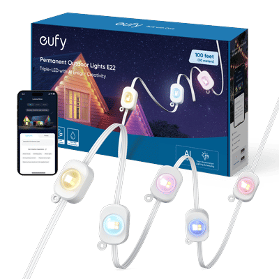 eufy Permanent Outdoor Lights E22, 100ft 100ft